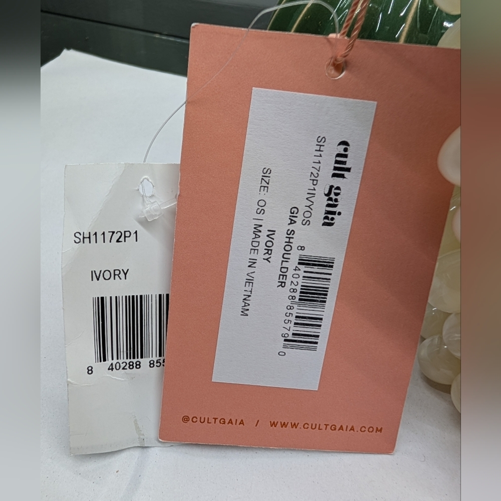 Cult Gaia NWT Ivory Gia Shoulder Bag - Picture 2 of 8